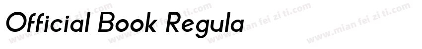 Official Book Regula字体转换